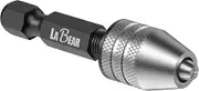 LABEAR Drill Chuck Keyless Mini Adapter ¼ Inch Hex Shank | 0.3-3.2mm Capacity for Micro Drill Bits For Cordless Screwdrivers, Drills, and Power DIY Tools