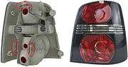 HTEOPOEKFR For T&ouran 2011 2012 Car Rear Tail Light Tail Lamp Housing Cover Brake Light Cover ShellWithout Bulbs Car taillight assembly(11-12 Right)