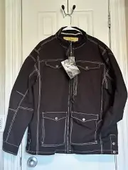 STS Ranchwear Sundance Jacket Men's 3XL Black Flap Pockets& Conceal Carry NEW DS