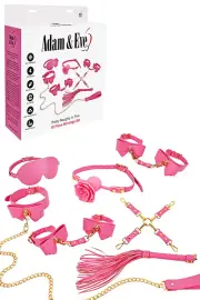 Adam and Eve Pretty Naughty In Pink 10 Piece Bondage Set