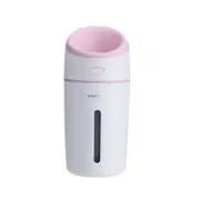 Portable Humidifier Home Desktop Mini USB Car Air Humidifier Sprayer with Colorful Night Light-Pink