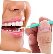JEWEDECO Interdental Brush for 100pcs Brush Picks Soft Bristles Travel-size Flosser Heads Gentle Gum Care Versatile