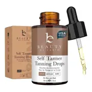 Self Tanner Tanning Drops Natural Ingredients Bronzing And Tanning Solution 30ml