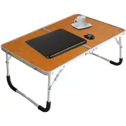 Foldable Laptop Table, Bed Desk, Breakfast Serving Bed Tray, Portable Mini Pi...