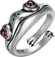 [Generic] Funny Frog Ring - Frog-inspired Ring For Women | Adjustable Size Ring | Cute Frog-shaped Ring | Fashionable Elegant Tree Frog Design | Fun And Creative Frog Ring For Friends, Wife, Girls, Women