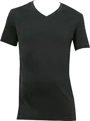 WACOAL MEN(ワコールメン) Men WL5102 Warm Inner, V-Neck 3/4 Sleeves, 100% Cotton, Heat Retention, Provides Continuous Softness, Static Cling and Pilling, Extended Back Hem Design