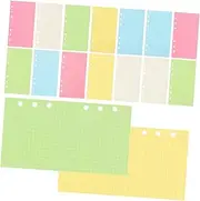 SEWACC Loose Leaf Paper 2 Sets College Ruled Filler Paper 6-Hole Notebook Refills for Planner