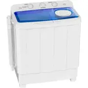 Portable Washing Machine, 28lbs Twin Tub Washer Mini Compact Laundry Machine New