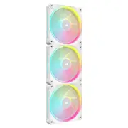 Corsair iCUE Link LX120 RGB 120mm Triple Fan Starter Kit White