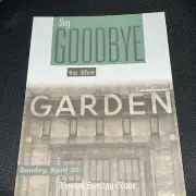 Boston Globe Say Goodbye To Boston Garden Insert- Celtics Larry Bird Unique