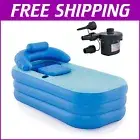 Spacious Inflatable Adult Spa Bathtub – Foldable & Lightweight 8.2 lb Design
