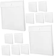 Veemoon Vertical Filing Folders 12 Pack Plastic Storage Bags Poly Document Envelopes for Office School and Home