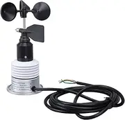 Anemometer, 5 in 1 Weather Meter with Wind Speed Sensor, Temperature, Humidity, Air Pressure for Indoor Outdoor Weather Stations, for Home and Industry Use