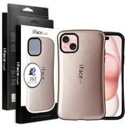iFace Case For iPhone 15 Slimming Drop Proof Shockproof Hard Silicone Back Cover (Rose Gold)