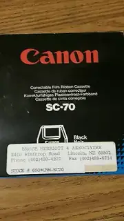 NOS genuine Canon SC-70 correctable typewriter ribbon