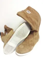 Womens Sebago Groundswell Sand Suede Leather Casual Docksides Boots Shoes