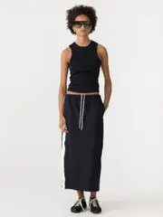 Stretch Twill Pull On Skirt