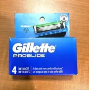 Gillette ProGlide Men's Razor Blades 4 Cartridges ~PACK COULD VARY, SEE PICTURES