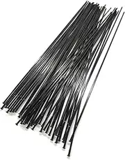 Bicycle Parts Replace Spokes, Bicycle Spokes Straight Pull J-Bend Stainless Steel Radios 14G 2.0mm High Strengh for Road Bike Wheel(Straight Pull 10pcs)