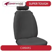 Holden Colorado Seat Covers Dual Cab - LTZ - Super Tough Canvas - June 2012 to Aug 2014