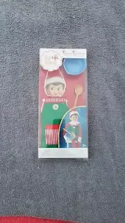 VTG Elf On The Shelf Claus Couture Sweet Shop Baker Set Christmas NIP