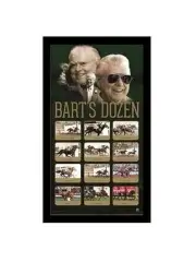 "Barts Dozen" Bart Cummings Melbourne Cup Champions Print Framed-SAINTLY VIEWED