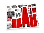 Custom Star Wars 1996 Hasbro Electronic POTF Rebel Snowspeeder stickers