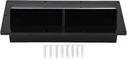 RV Range Hood Vent Cover with Lockable Clip Exterior Vent Cover RV Range Hood Vent Cover RV Range Vent Cover RV Exhaust Vent Cover for RV Trailer Boat Marine Yacht Black