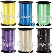 Curling Ribbon 1500 ft roll YELLOW, ROYAL, MINT, PURPLE, VANILLA, BLACK (500 yd)