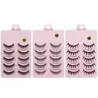 Japanese Cosplay Lashes Manga False Eyelashes Natural Wispy Fake Eye Lashes