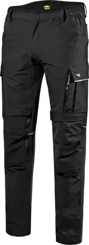 Diadora Utility Tech Performance, workwear pants , color: Black , size: S