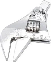 Adjustable Wrench Head, 0‑37mm Large Opening Torsion Wrench Head 9x12mm Convex Square Interface Wrench Head
