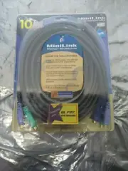 IOGEAR MiniLink 6' PS2 KVM Switch Cable, 406729