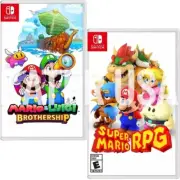 Mario & Luigi: Brothership + Super Mario RPG Switch Brand New Bundle Special