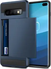 Samsung Galaxy S10 Plus Case Wallet Card Holder Cover Full Body Armor Shockproof
