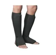 ProForce Combination Cloth Sparring Shin/Instep Guard Protector - Black