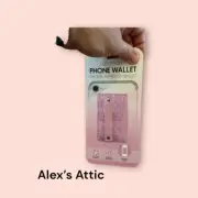 cell phone stick on wallet