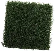 Toyvian Interlocking Artificial Grass Turf Tiles Versatile Fake Grass Flooring Mat for Indoor and Outdoor Use for Garden Backyard and Patio Spaces