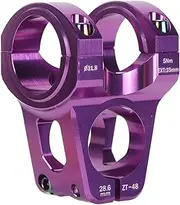Aoutecen 31.8mm Bike Stem Lightweight Aluminum Alloy Road Stem for 28.6mm Forks (Purple)