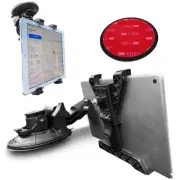 2-in-1 Car Tablet Holder Dashboard Windshield Cradle Strong Suction Cup Table...