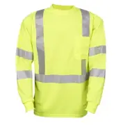Cordova V511L Cor-Brite Type R, Class III, Lime Birdseye Mesh T-Shirt, Long...