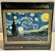 2000 Pieces STARRY SKY Puzzle, Van Gogh, Museum Collection, Ages 12+, SEALED NEW