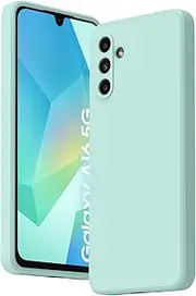 Silicone Case for Samsung Galaxy A16 Case, Silky-Soft Touch Gel Rubber Cover, Full Protective Case Shockproof Liquid Bumper Cover for Samsung A16 Case 4G/5G