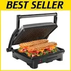 Gourmet Sandwich Maker & Panini Press - 4 Slice Non-Stick Grill, Compact Design