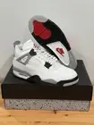 Size 9.5 - Air Jordan 4 Retro OG 2025 White Cement In Hand