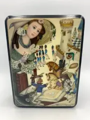 Beautiful Lacquer Box "Nutcracker " Hand Painted Papier Mache Jewellery Box