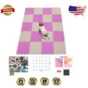 30cm x 30cm Puzzle Play Mat - 20 Durable Soft Tiles for Safe Toddler Fun