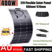 400W Flexible Solar Panel Mono Home Caravan Camping Charge Battery 400 Watt