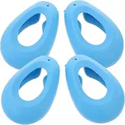 IWOWHERO 2Pairs Silicone Ear Protection Caps for Hair Dyeing Comfortable Earmuffs for Noise Reduction and Ear Safety for Home Use Hair Salons and Styling Sessions