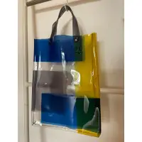 在飛比找蝦皮購物優惠-日本文具品牌Delfonics透明色塊 手提袋/購物袋/托特